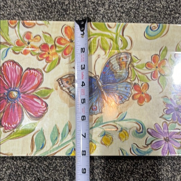 Floral Butterfly Serveware Tray - Picture 2 of 3